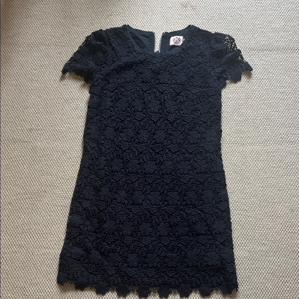 Juicy Couture Black Lace Dress size 2